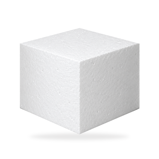 8x8 Inch Square Cake Dummy, 6 Inch Tall