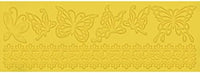 Global Sugar Art Butterflies & Ribbon Silicone Lace Mat for Cake Decorating, by Global Sugar Art