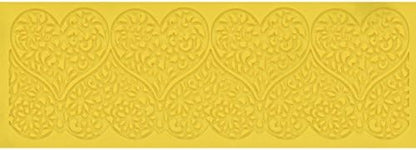 Double Hearts Silicone Lace Mat for Cake Decorating