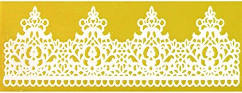 Regal Crown Silicone Lace Mat for Cakes, by Global Sugar Art