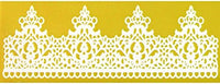 Regal Crown Silicone Lace Mat for Cakes, by Global Sugar Art