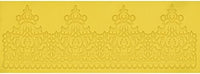Regal Crown Silicone Lace Mat for Cakes, by Global Sugar Art