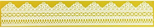Roman Border Silicone Lace Mat for Cake Decorating, by Global Sugar Art