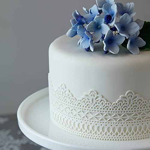 Roman Border Silicone Lace Mat for Cake Decorating, by Global Sugar Art