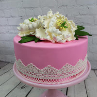 Roman Border Silicone Lace Mat for Cake Decorating, by Global Sugar Art