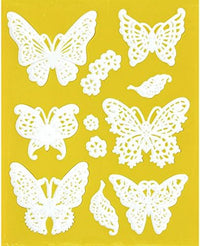 Small Butterfly Decor Silicone Lace Mat, by Global Sugar Art