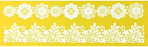 Global Sugar Art Blossoms & Vines Silicone Lace Mat for Cake Decorating, by Global Sugar Art