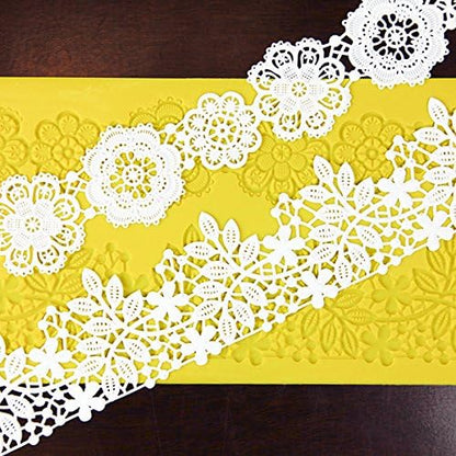 Blossoms & Vines Silicone Lace Mat for Cake Decorating