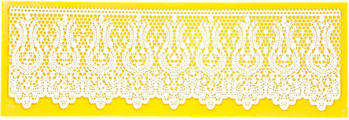 Global Sugar Art Indian Mehndi Silicone Lace Mat for Cake Decorating, by Global Sugar Art