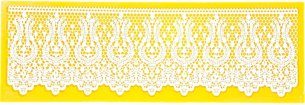 Global Sugar Art Indian Mehndi Silicone Lace Mat for Cake Decorating, by Global Sugar Art