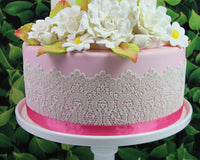 Global Sugar Art Indian Mehndi Silicone Lace Mat for Cake Decorating, by Global Sugar Art