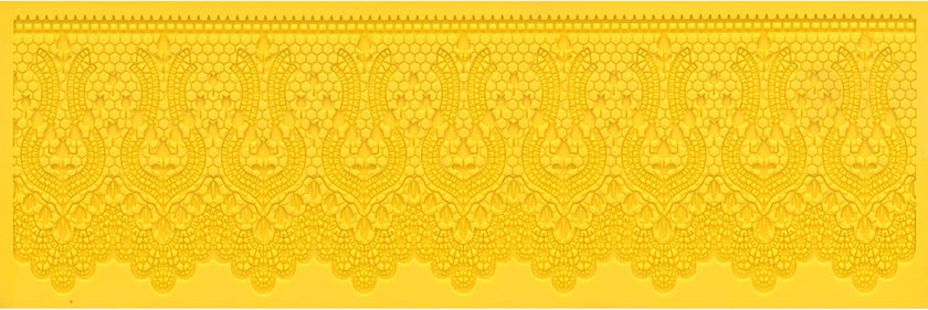 Global Sugar Art Indian Mehndi Silicone Lace Mat for Cake Decorating, by Global Sugar Art