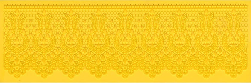 Global Sugar Art Indian Mehndi Silicone Lace Mat for Cake Decorating, by Global Sugar Art