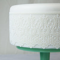 Global Sugar Art Indian Mehndi Silicone Lace Mat for Cake Decorating, by Global Sugar Art