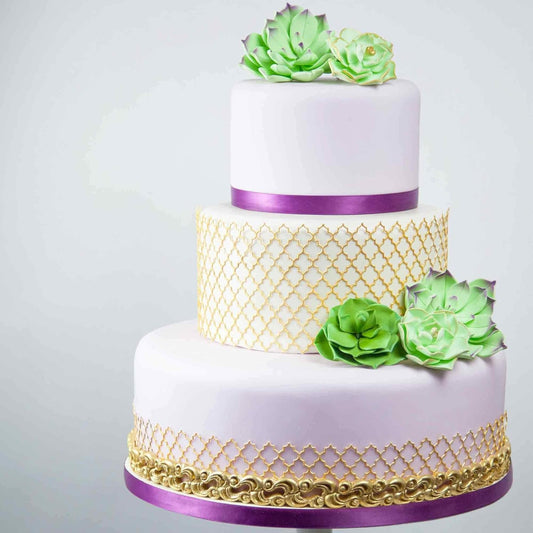 Moroccan Silicone Lace Mat for Cake Decorating