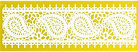 Global Sugar Art Paisley Lace Silicone Lace Mat for Cake Decorating, by Global Sugar Art