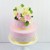 Global Sugar Art Paisley Lace Silicone Lace Mat for Cake Decorating, by Global Sugar Art