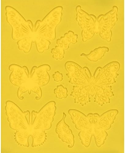 Small Butterfly Decor Silicone Lace Mat, by Global Sugar Art