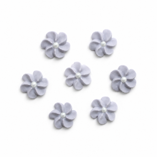 Mini Silver Edible Flowers with Pearls