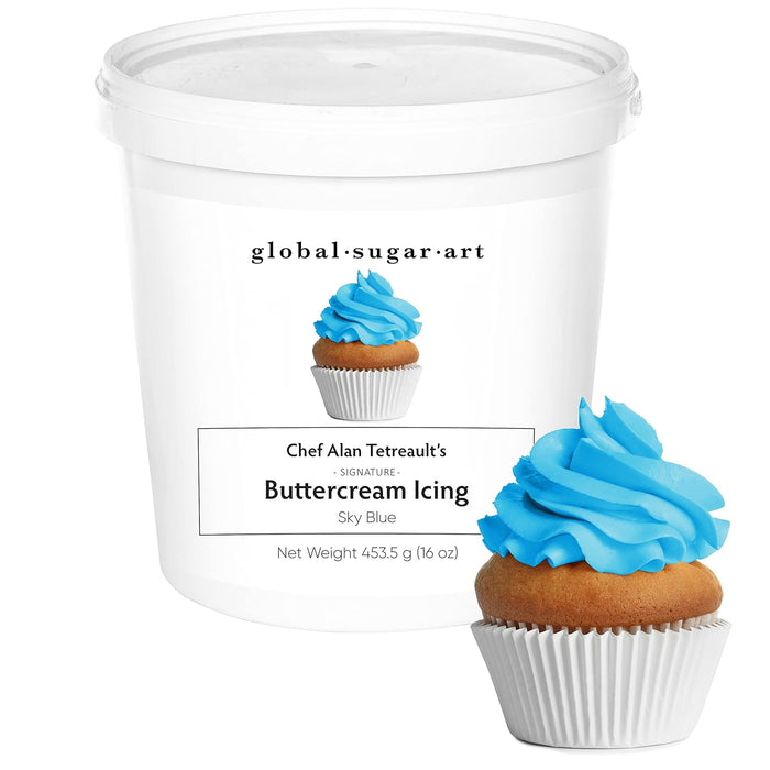 Sky Blue Buttercream Frosting