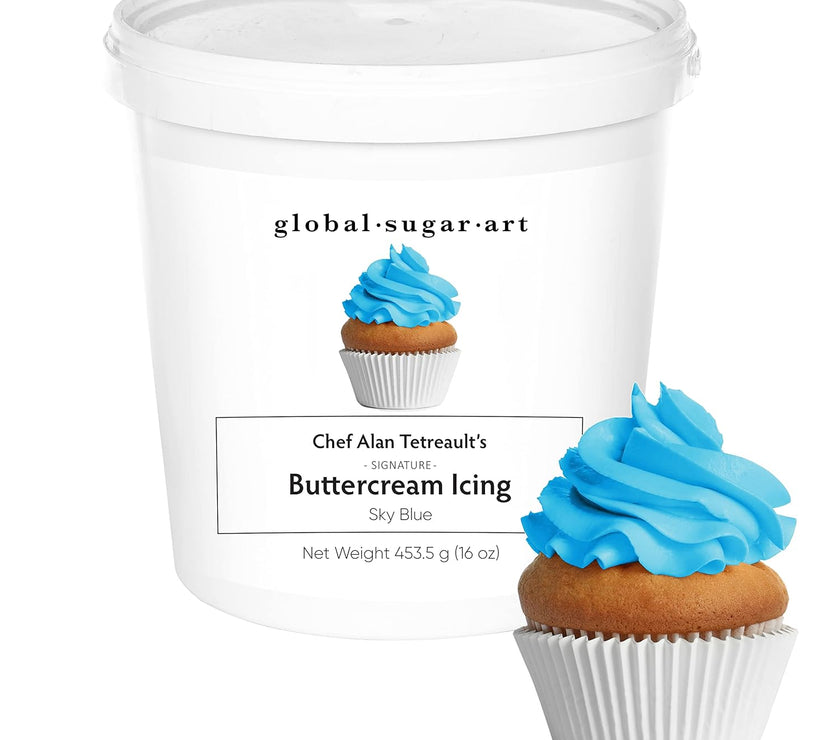 Sky Blue Buttercream Frosting