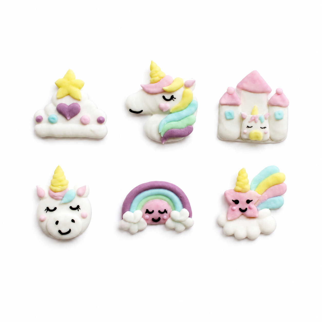Cupcake Toppers, Unicorn Princess Pack