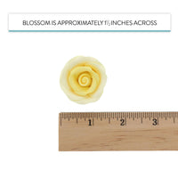 Premium Roses for Decorating Cakes and Cupcakes, by Global Sugar Art, Medium, Lavender Pink Yellow Peach