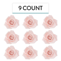 Peace Rose Sugar Flowers for Cake Decorating, by Global Sugar Art, Large, Pink