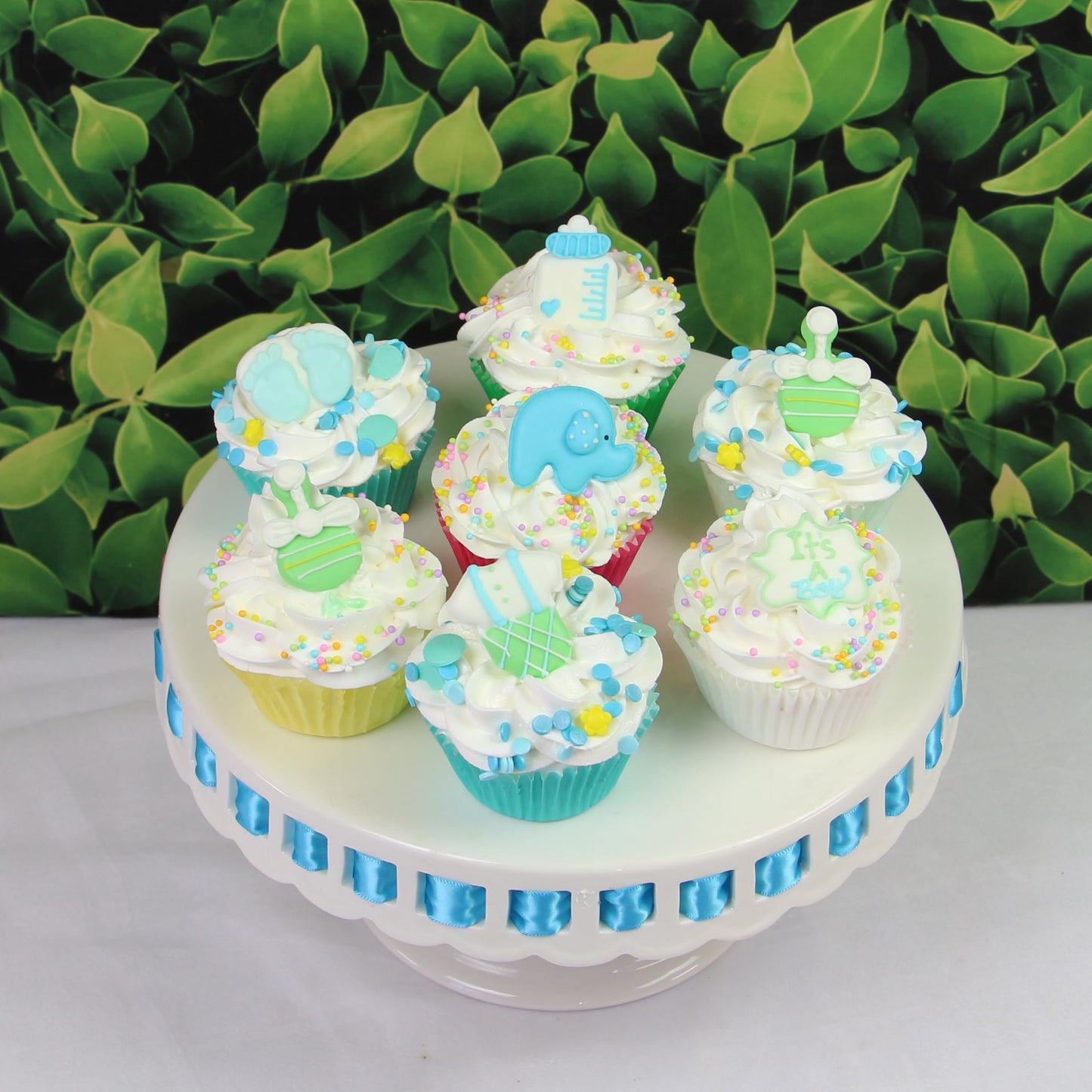 Baby Shower Cupcake Toppers, Baby Boy