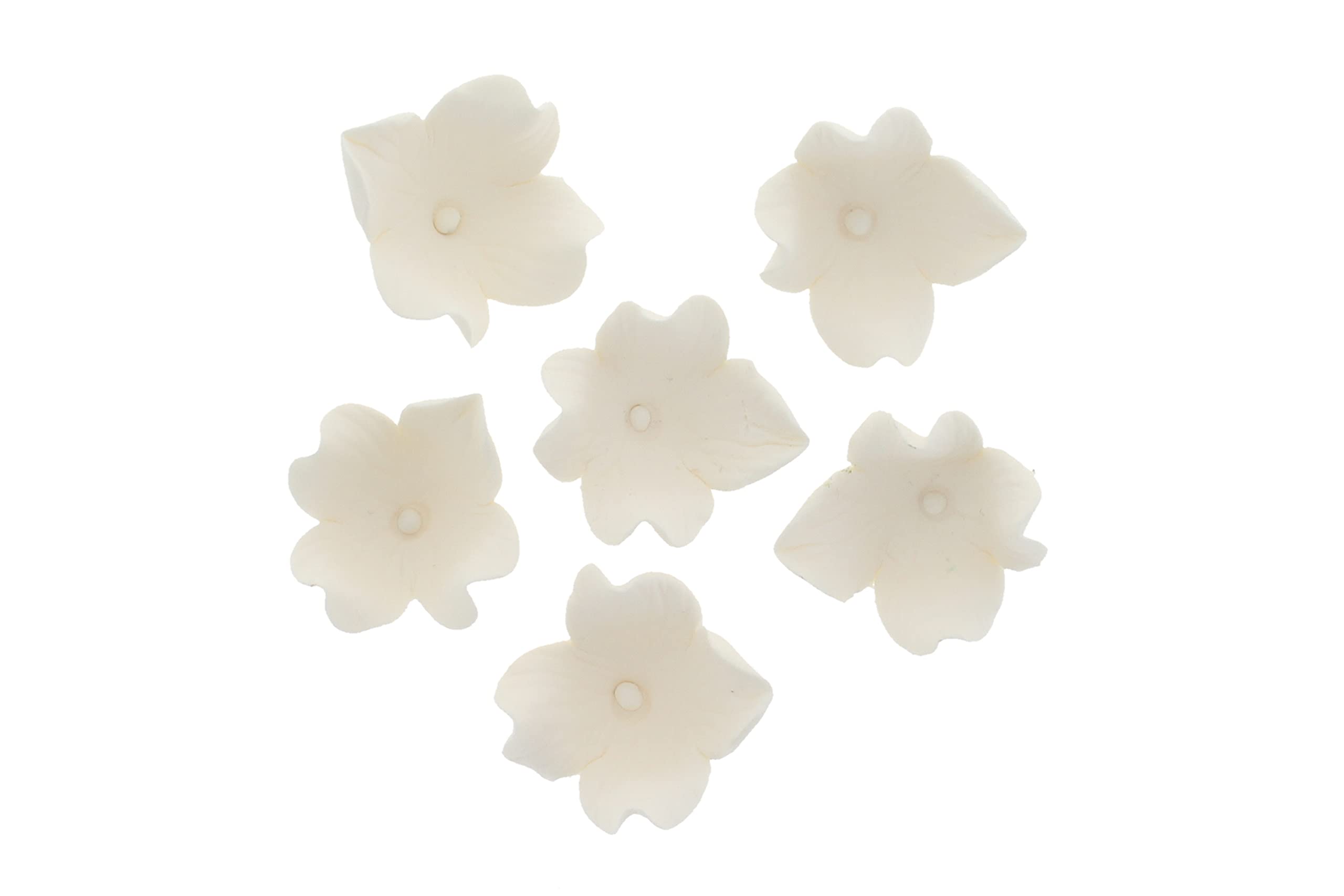 Hydrangea Sugar Flower Cake Decorations by Global Sugar Art, White