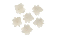 Hydrangea Sugar Flower Cake Decorations by Global Sugar Art, White