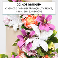 Global Sugar Art Cosmos Sugar Cake Flowers, Pink, Large, 3 Count by Chef Alan Tetreault