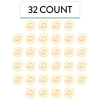 Shrub Rose Sugar Flowers for Cakes, by Global Sugar Art, Small, White