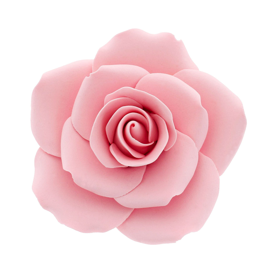 Jumbo Rose Sugar Cake Flowers by Global Sugar Art, Pink