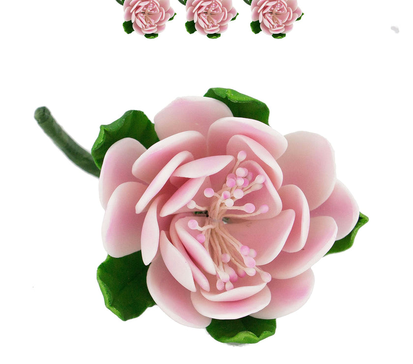 Protea Sugar Cake Flowers by Global Sugar Art, Medium Pink. 3 Count