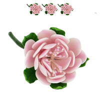 Protea Sugar Cake Flowers by Global Sugar Art, Medium Pink. 3 Count