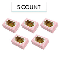 Global Sugar Art Auto-Popup 1/8 Sheet Box with Window, 10 x 7 x 4 Inches