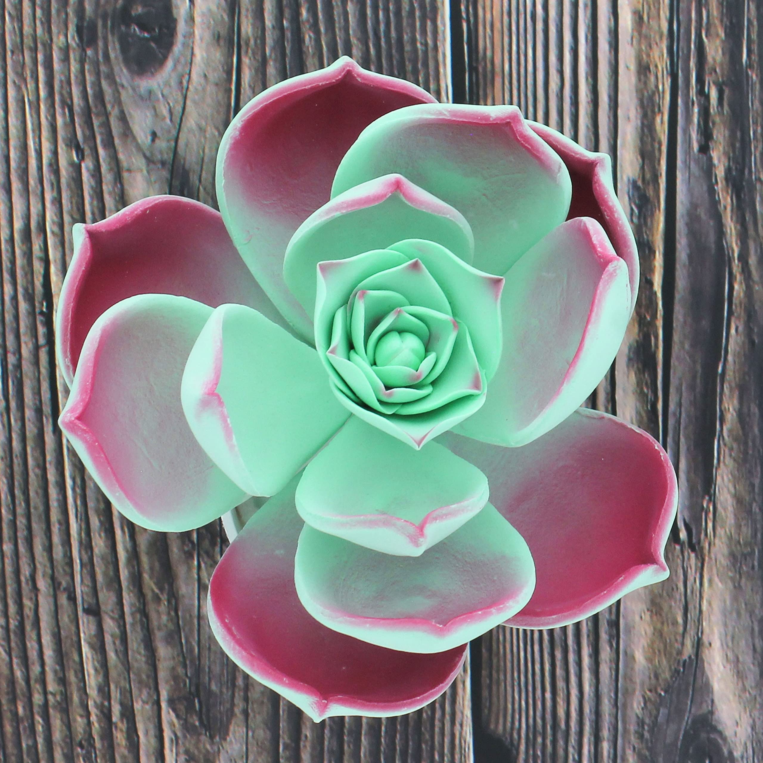 Global Sugar Art Succulent Taurus Large Sugar Cake Flowers with Wire, 1 Count by Chef Alan Tetreault