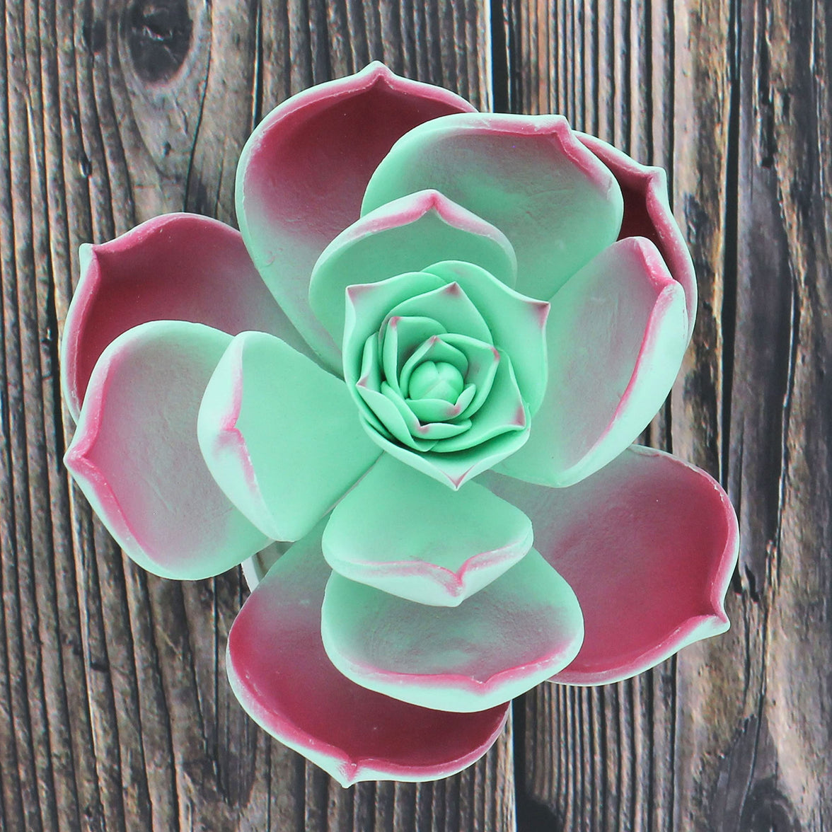 Global Sugar Art Succulent Taurus Large Sugar Cake Flowers with Wire, 1 Count by Chef Alan Tetreault