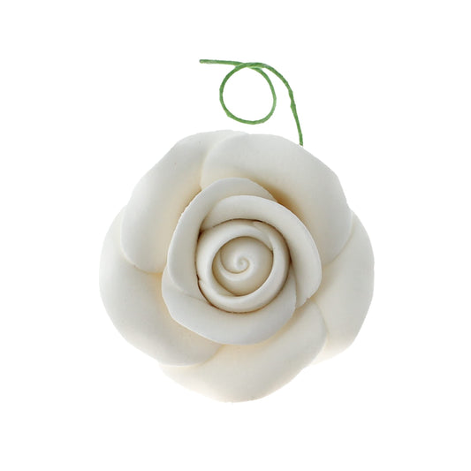 White Tea Rose, Small/Medium (1.5-inch)