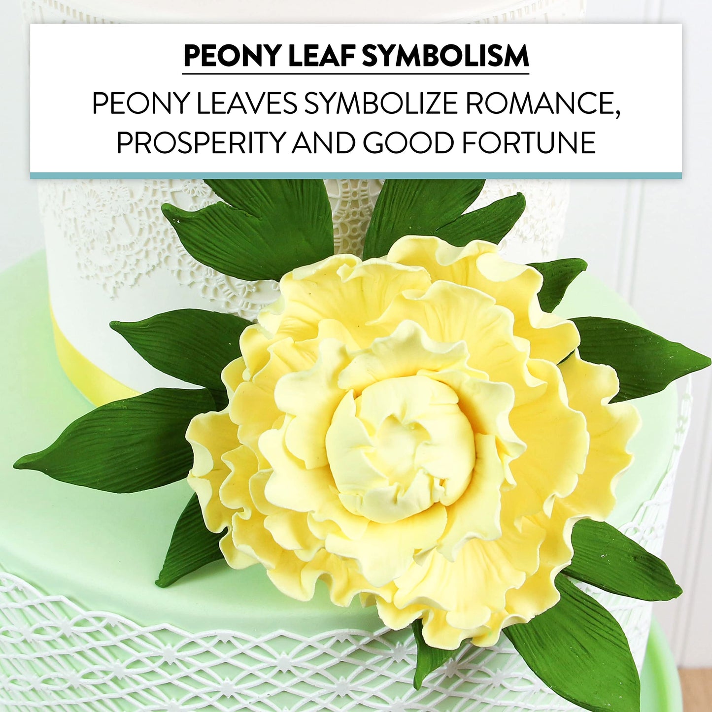 Peony Leaf Spray, 2 Count