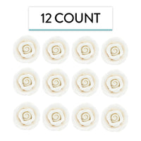 Premium Roses for Decorating Cakes and Cupcakes, by Global Sugar Art, Medium, Lavender Pink Yellow Peach