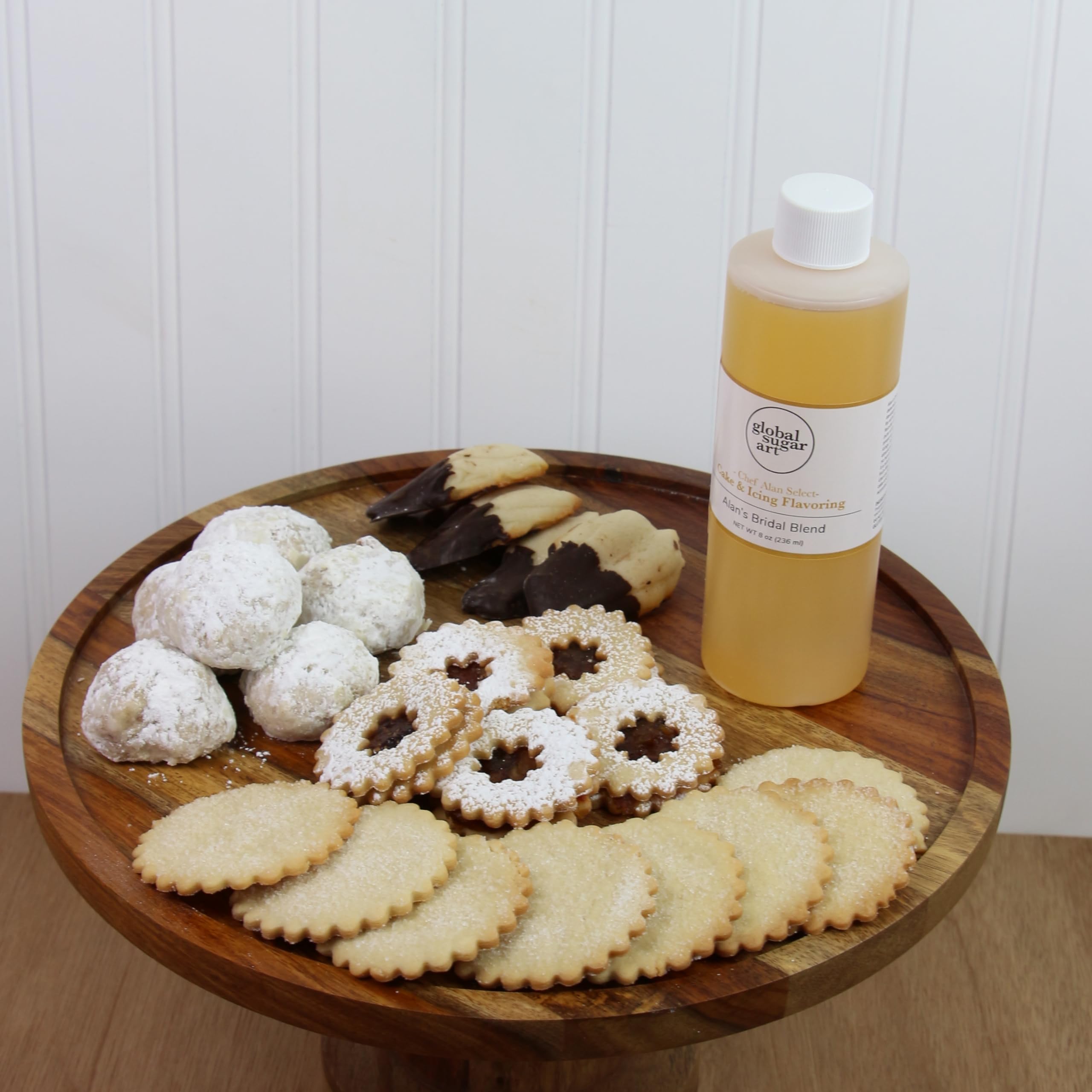 Alan's Bridal Blend Cake, Icing, Frosting and Baking Flavoring 8 Ounces by Global Sugar Art