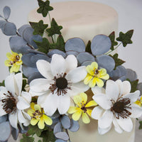 Ivy Leaf  Spray  Cake Decoration by Chef Alan Tetreault, Global Sugar Art, 5 Count