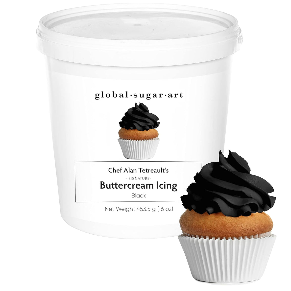 Black Buttercream Frosting