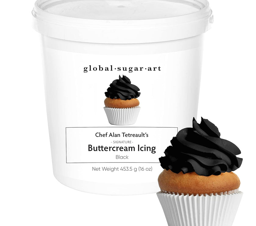 Black Buttercream Frosting