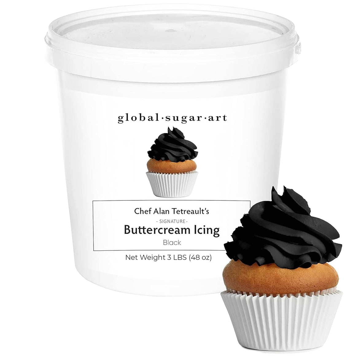Black Buttercream Frosting