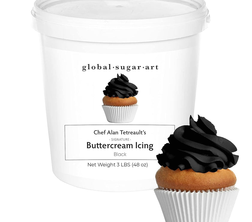 Black Buttercream Frosting