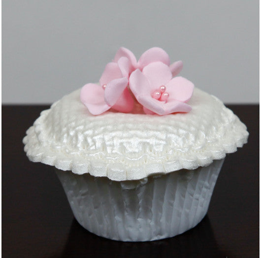 Global Sugar Art Blossom Sugar Cake Flowers with Pearl Stamens, Pink, by Chef Alan Tetreault