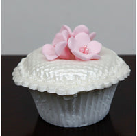 Global Sugar Art Blossom Sugar Cake Flowers with Pearl Stamens, Pink, by Chef Alan Tetreault